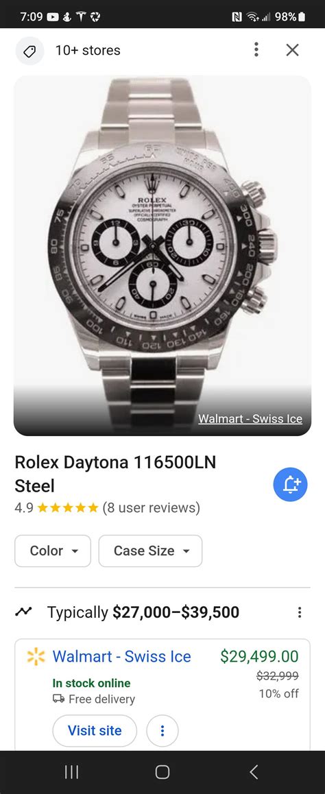 buying rolex from walmart